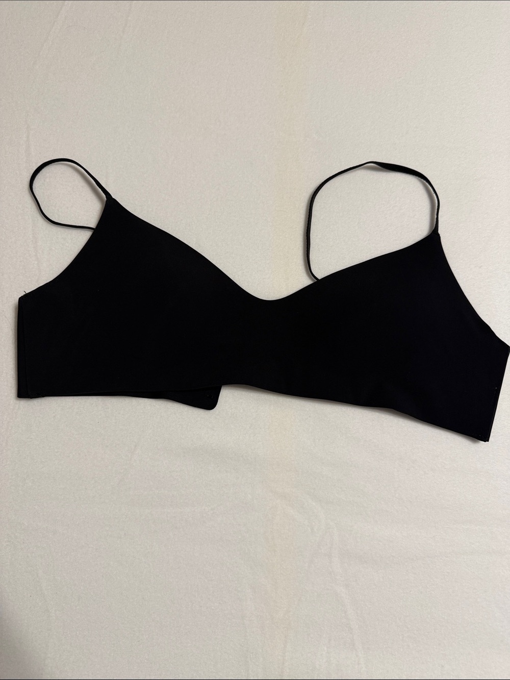 Aeropostale Black Seamless Bralette with Thin Straps-s5